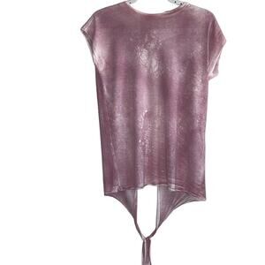 IRO  JEANS TIE DYE OPEN BACK WITH BOW TIE T-SHIRT SIZE‎ XS